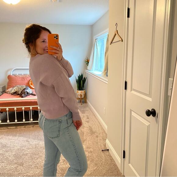 Isabel Marant Etoile Purple Pink Logo Intarsia Cotton Wool Sweater 38 Medium - Picture 11 of 16